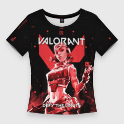 Женская футболка 3D Slim Valorant Raze