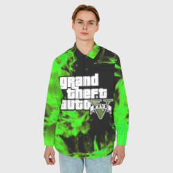 Мужская рубашка oversize 3D GTA 5 - фото 2