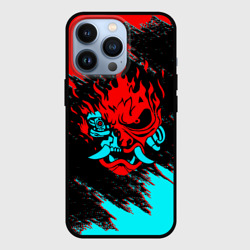 Чехол для iPhone 13 Pro Cyberpunk 2077 red demon samurai