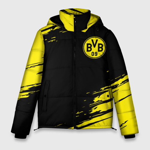 Мужская зимняя куртка 3D Borussia, цвет черный