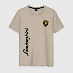 Мужская футболка хлопок Lamborghini Ламборгини