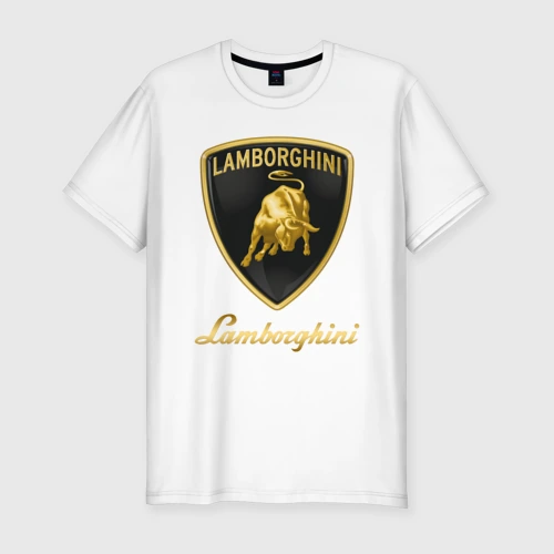 Мужская футболка хлопок Slim Lamborghini