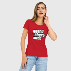 Женская футболка хлопок Slim GTA - фото 2
