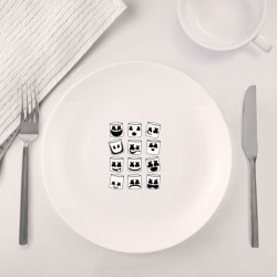 Набор: тарелка + кружка Fortnite x Marshmello - фото 2