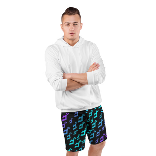 Мужские шорты спортивные JoJo’s Bizarre Adventure, цвет 3D печать - фото 5