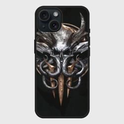 Чехол силиконовый для Apple iPhone 15 матовый Baldur`s gate 3