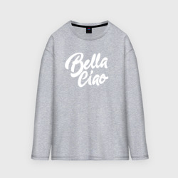 Мужской лонгслив oversize хлопок Бумажный дом Bella Ciao