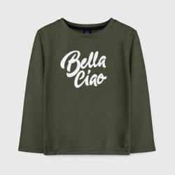 Детский лонгслив хлопок Бумажный дом Bella Ciao