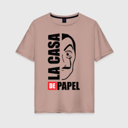 Женская футболка хлопок Oversize La Casa de Papel