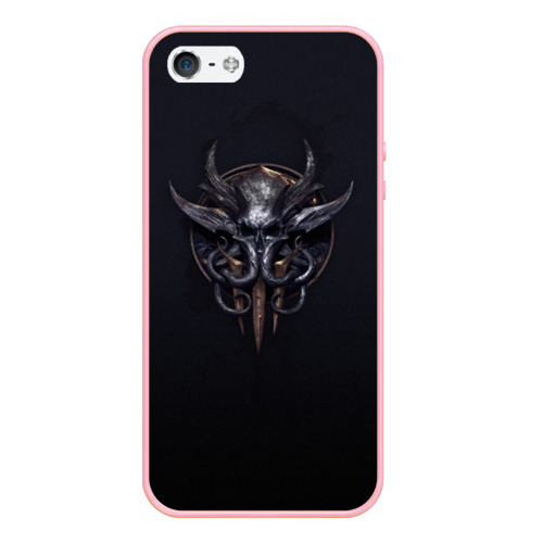 Чехол для iPhone 5/5S матовый Baldur`s gate, цвет баблгам