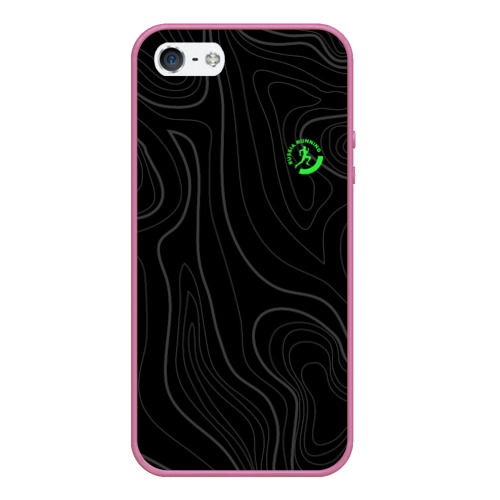 Чехол для iPhone 5/5S матовый Who Run the World, цвет малиновый