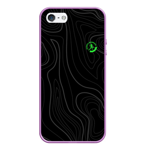 Чехол для iPhone 5/5S матовый Who Run the World, цвет сиреневый