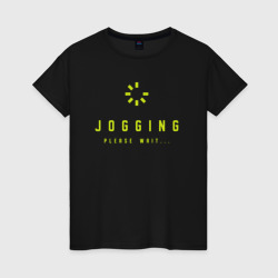 Женская футболка хлопок Jogging