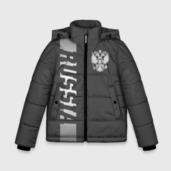 Зимняя куртка для мальчиков 3D На сером Russia