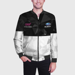 Мужской бомбер 3D Subaru WRX STI +спина - фото 2