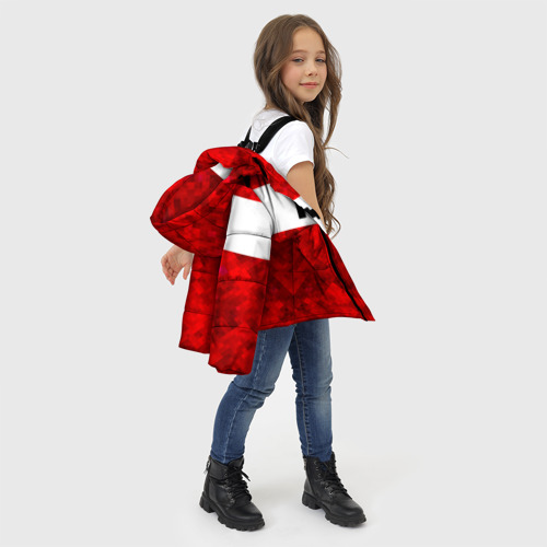 Зимняя куртка для девочек 3D Minecraft, цвет красный - фото 6