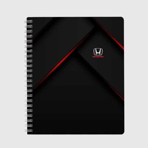 Тетрадь Honda лого на карбоновом