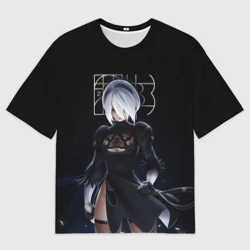 Женская футболка oversize 3D 2B