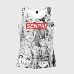 Женская майка 3D Senpai