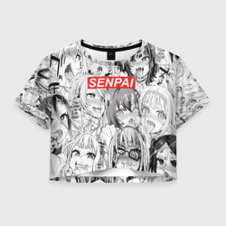 Женская футболка Crop-top 3D Senpai