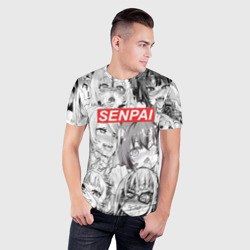 Мужская футболка 3D Slim Senpai - фото 2