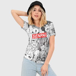 Женская футболка 3D Slim Senpai - фото 2