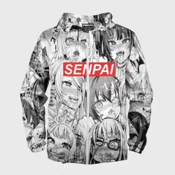 Мужская ветровка 3D Senpai
