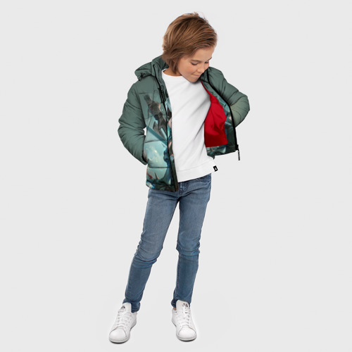 Зимняя куртка для мальчиков 3D Nier, цвет красный - фото 5