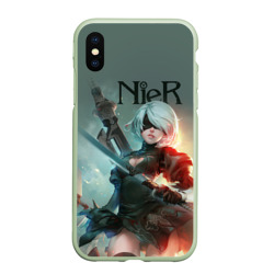 Чехол для iPhone XS Max матовый Nier