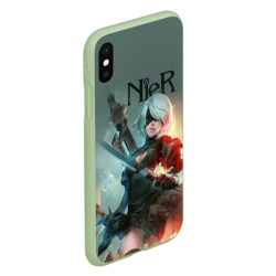 Чехол для iPhone XS Max матовый Nier - фото 2