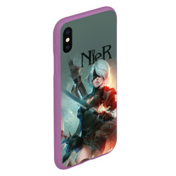 Чехол для iPhone XS Max матовый Nier - фото 2