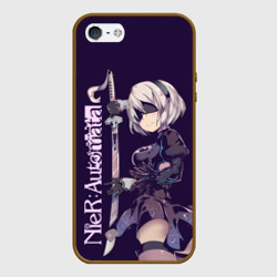 Чехол для iPhone 5/5S матовый Nier Automata