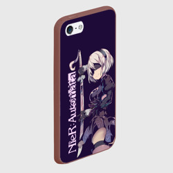 Чехол для iPhone 5/5S матовый Nier Automata - фото 2