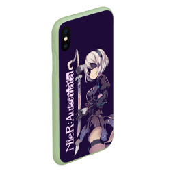 Чехол для iPhone XS Max матовый Nier Automata - фото 2