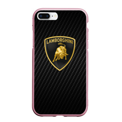 Чехол для iPhone 7Plus/8 Plus матовый Lamborghini Ламборгини