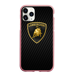 Чехол для iPhone 11 Pro Max матовый Lamborghini Ламборгини