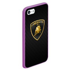 Чехол для iPhone 5/5S матовый Lamborghini Ламборгини - фото 2