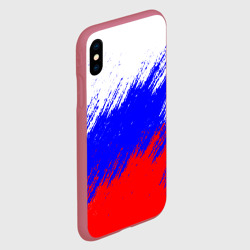 Чехол для iPhone XS Max матовый Россия - фото 2