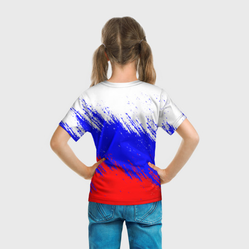 Детская футболка 3D Россия, цвет 3D печать - фото 6