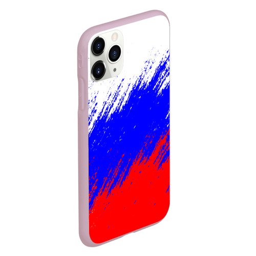 Чехол для iPhone 11 Pro матовый Россия, цвет розовый - фото 3
