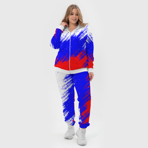 Женский костюм 3D Россия, цвет белый - фото 5