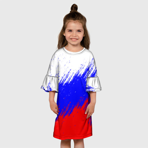 Детское платье 3D Россия, цвет 3D печать - фото 4