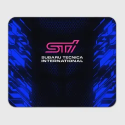 Прямоугольный коврик для мышки Subaru STI Субару СТИ