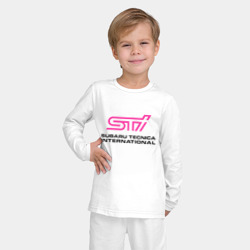 Детская пижама с лонгсливом хлопок Subaru STI Single Table Inheritance - фото 2
