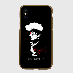 Чехол для iPhone XS Max матовый Спайк космический ковбой