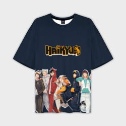 Мужская футболка oversize 3D Haikyuu