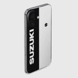 Чехол для iPhone 16 силиконовый с защитой камеры Suzuki Сузуки - фото 2