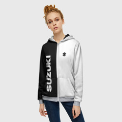Женская толстовка 3D на молнии Suzuki Сузуки - фото 2