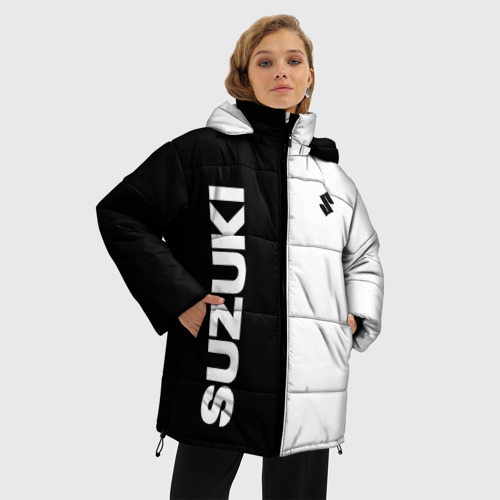 Женская зимняя куртка Oversize Suzuki Сузуки, цвет черный - фото 3