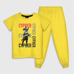 Детская пижама хлопок Cypher Valorant